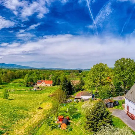 Bauernhof Maja Z Widokiem Kameralna Na Pogorzu Izerskim Z Sauna I Jacuzzi (adults Only) Mirsk